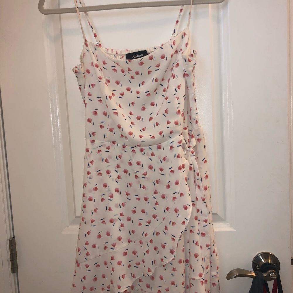 Cute Pink Flowered Sun Dress